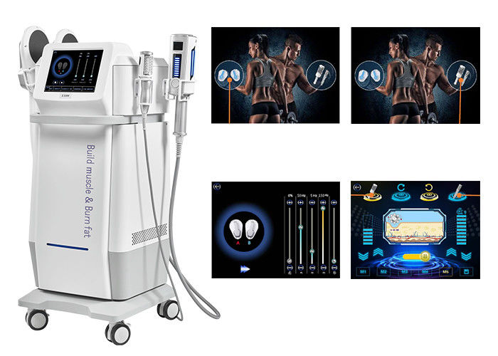 Portable EMS Body Slimming Machine Muscle Stimulator 4 Handles For Commercial