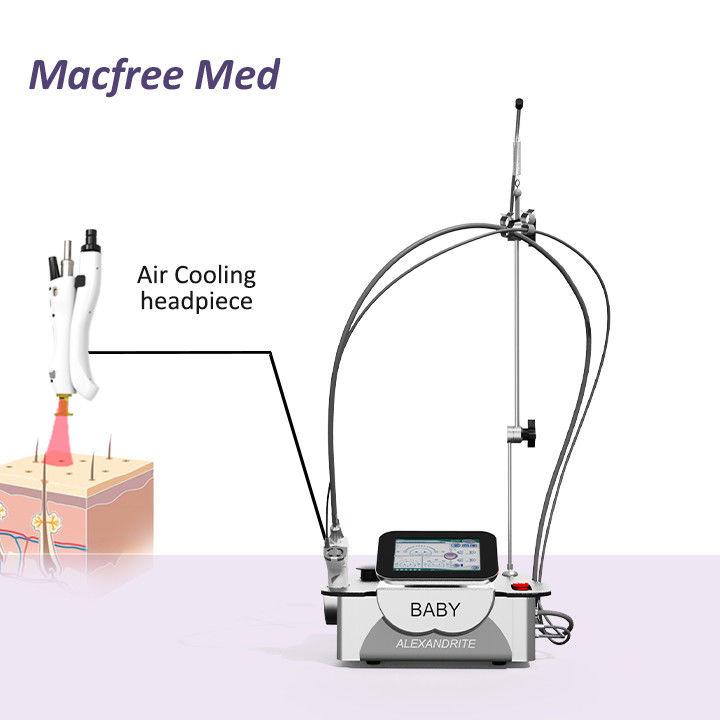 755nm Alexandrite Mini Diode Laser with Smart Touch Screen for Easy Operation in Beauty Industry
