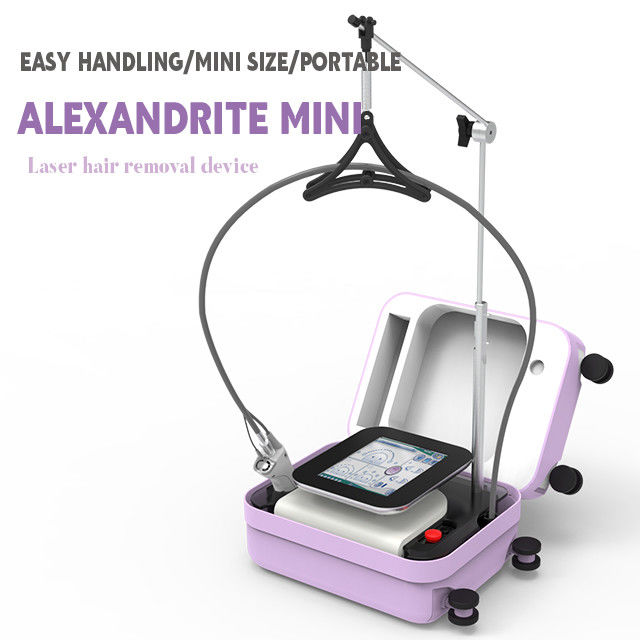 2024 most diode laser 755 nm power supply part Alexandrite mini product beauty clinics for hair removal lcd filter smart touch screen beauty equipment