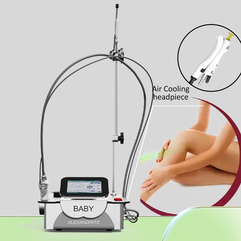 2024 most diode laser 755 nm power supply part Alexandrite mini product beauty clinics for hair removal lcd filter smart touch screen beauty equipment