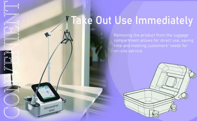 2024 most diode laser 755 nm power supply part Alexandrite mini product beauty clinics for hair removal lcd filter smart touch screen beauty equipment 6